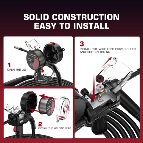 ARCCAPTAIN positive trigger delivers precise, responsive control for better welding feel.