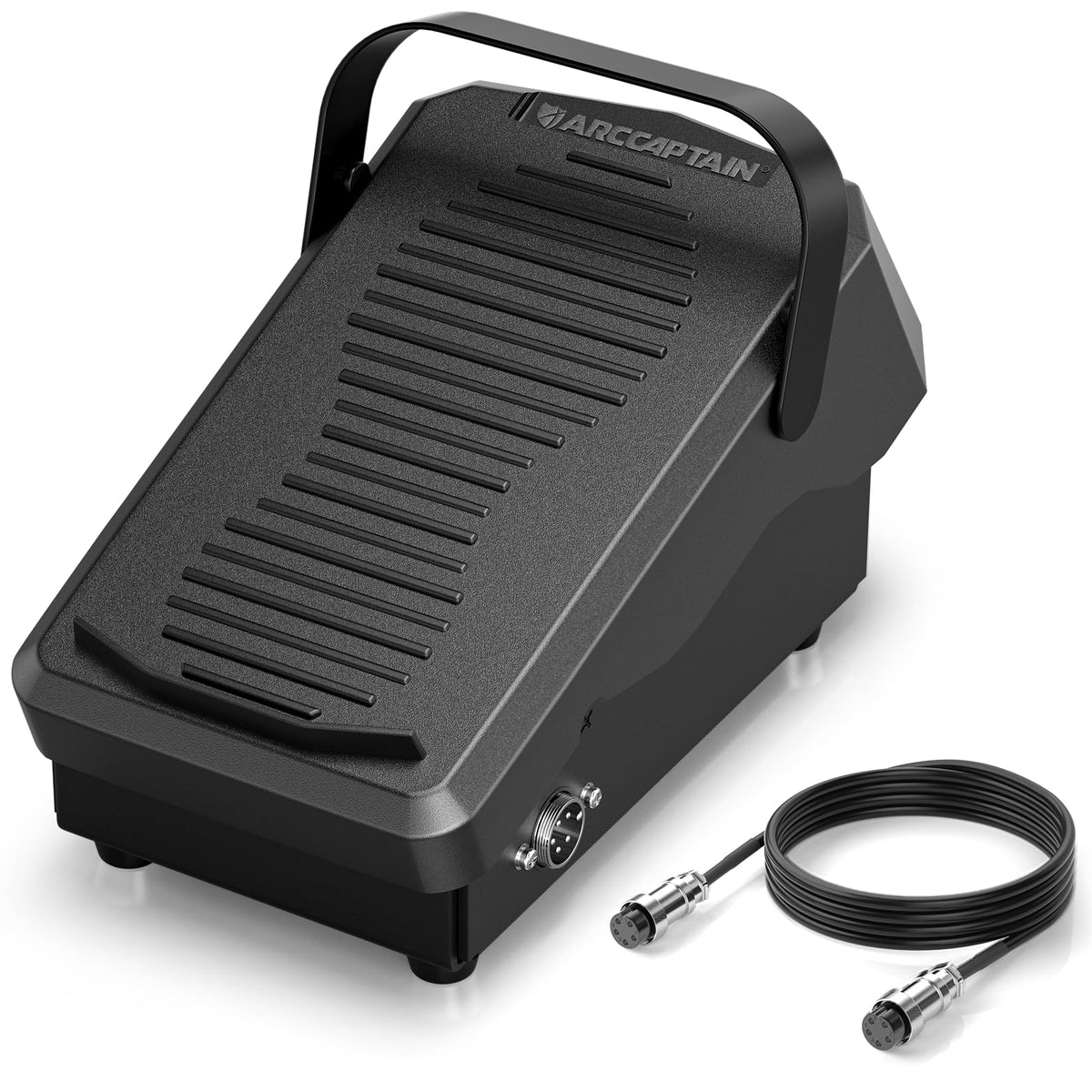 ARCCAPTAIN TIG foot pedal with wide contact area for stable control.