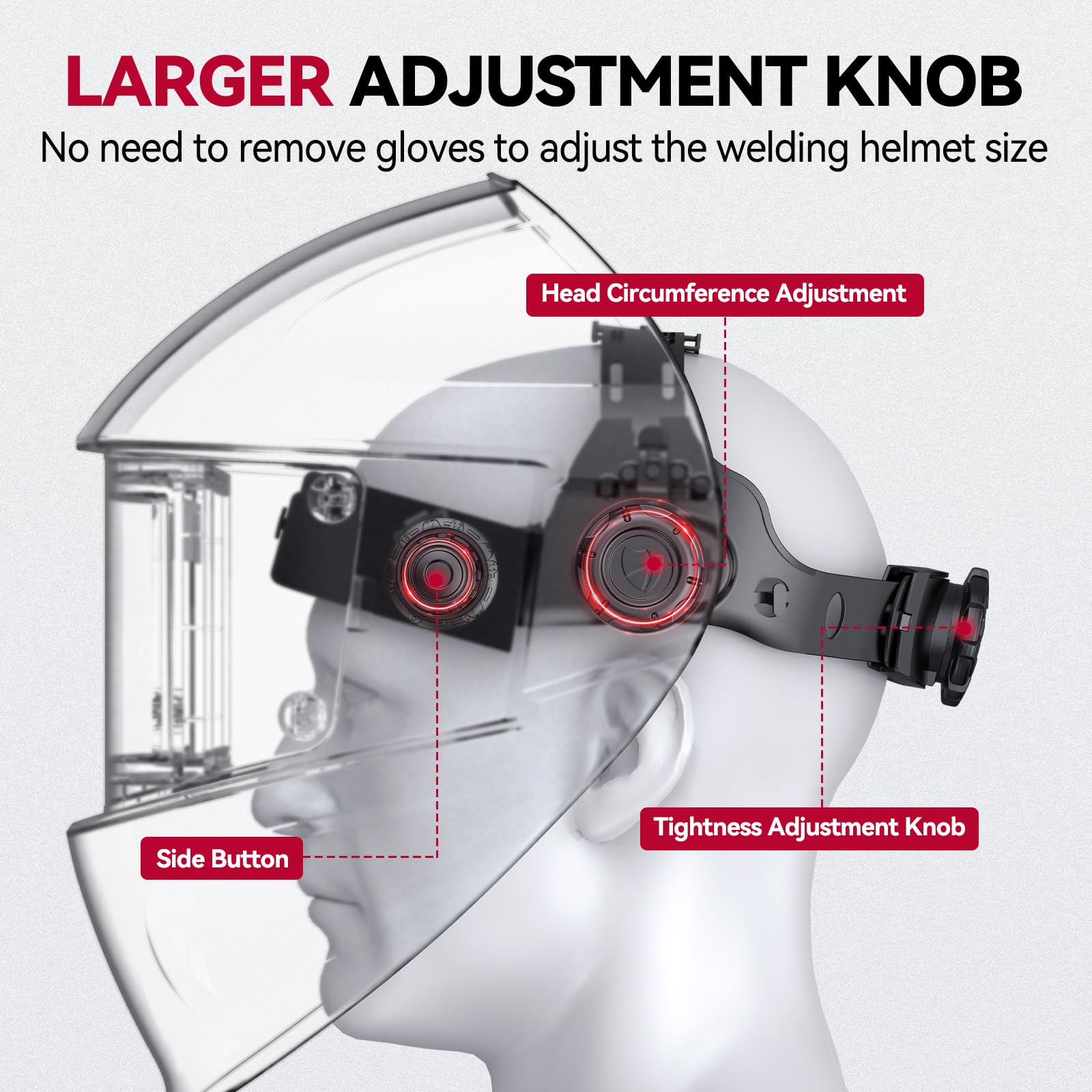 ARCCAPTAIN automatic UV/IR protection safeguards eyes during welding