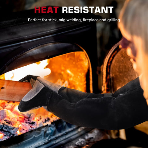 ARCCAPTAIN versatile gloves used for welding and high-heat tasks.