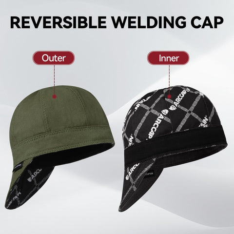 ARCCAPTAIN welding cap is machine washable for easy care