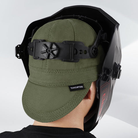 ARCCAPTAIN cap suitable for welding, electrical work, and outdoor tasks