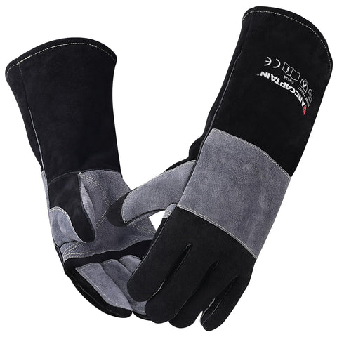 ARCCAPTAIN welding gloves with heat-resistant forearm protection for demanding tasks