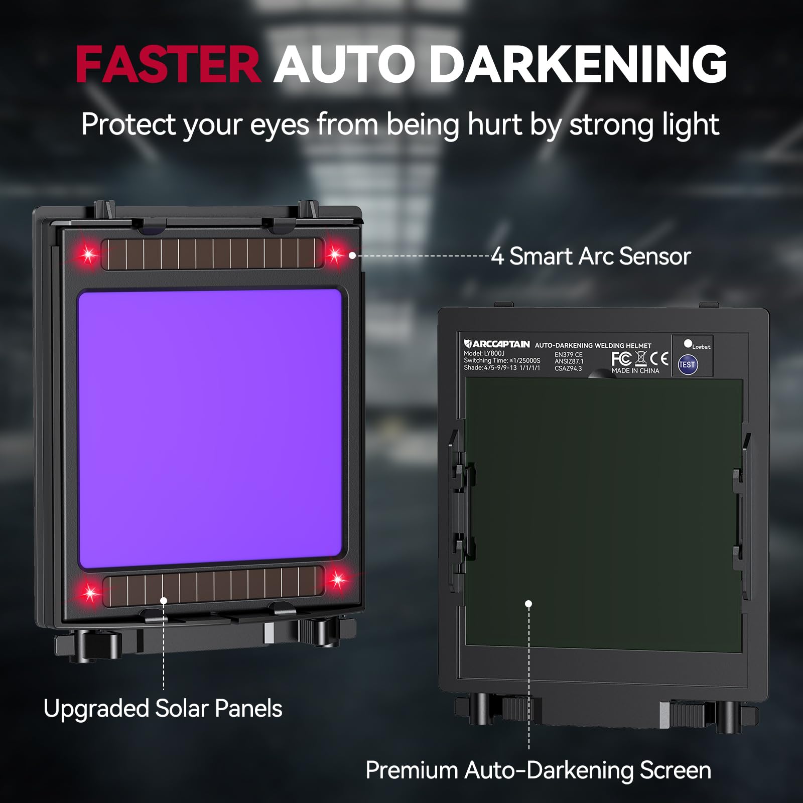 ARCCAPTAIN helmet easy knob adjustment for gloves-free fitting