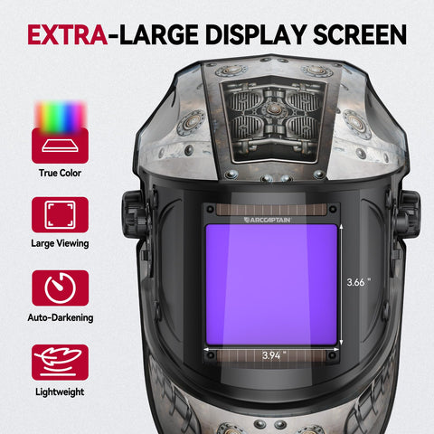 Four arc sensors ensure consistent shading from different angles for steady visibility.