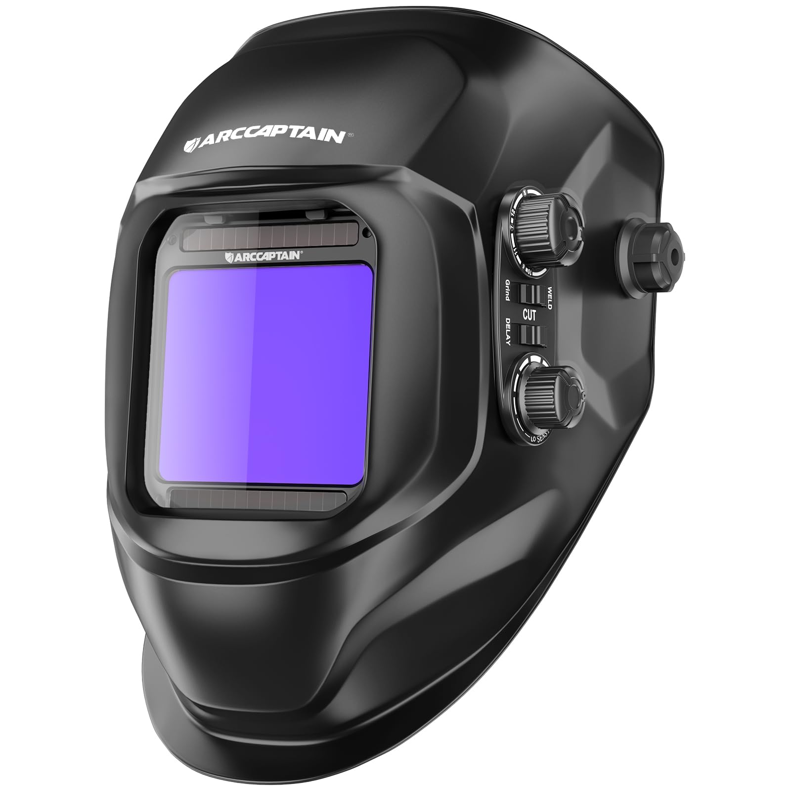 ARCCAPTAIN welding helmet with true-color vision for precise visibility during welds