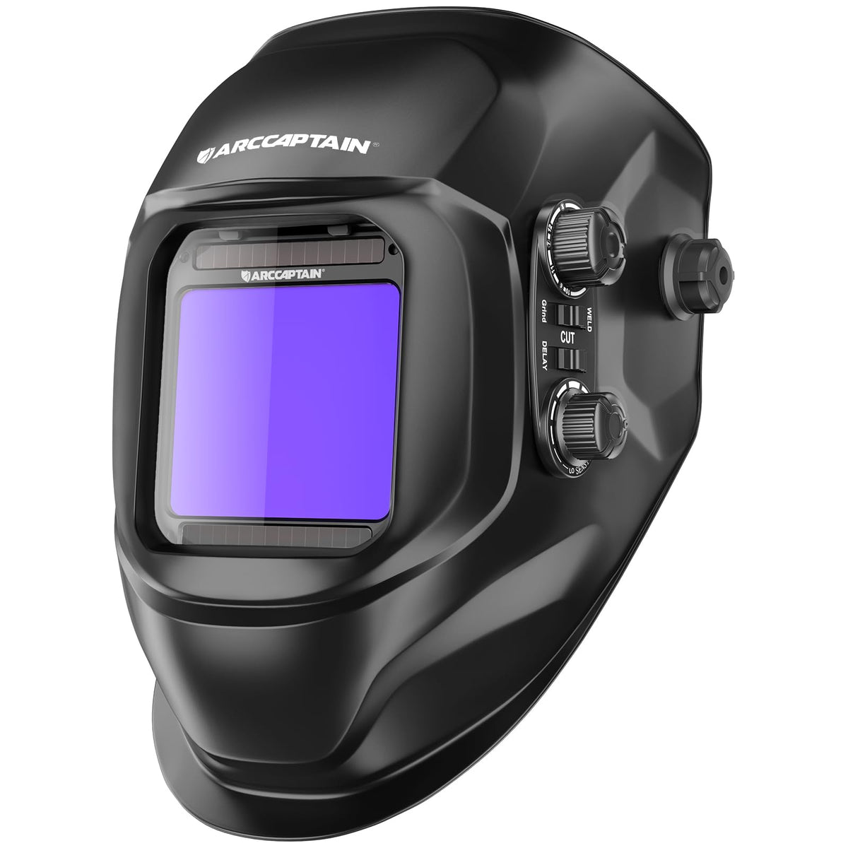 ARCCAPTAIN welding helmet with true-color vision for precise visibility during welds