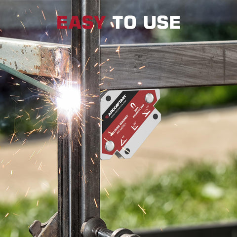 ARCCAPTAIN welding magnets enable hands-free operation for precise welding tasks