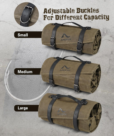 ARCFOX rugged roll-up bag ideal for mechanics and DIY enthusiasts.