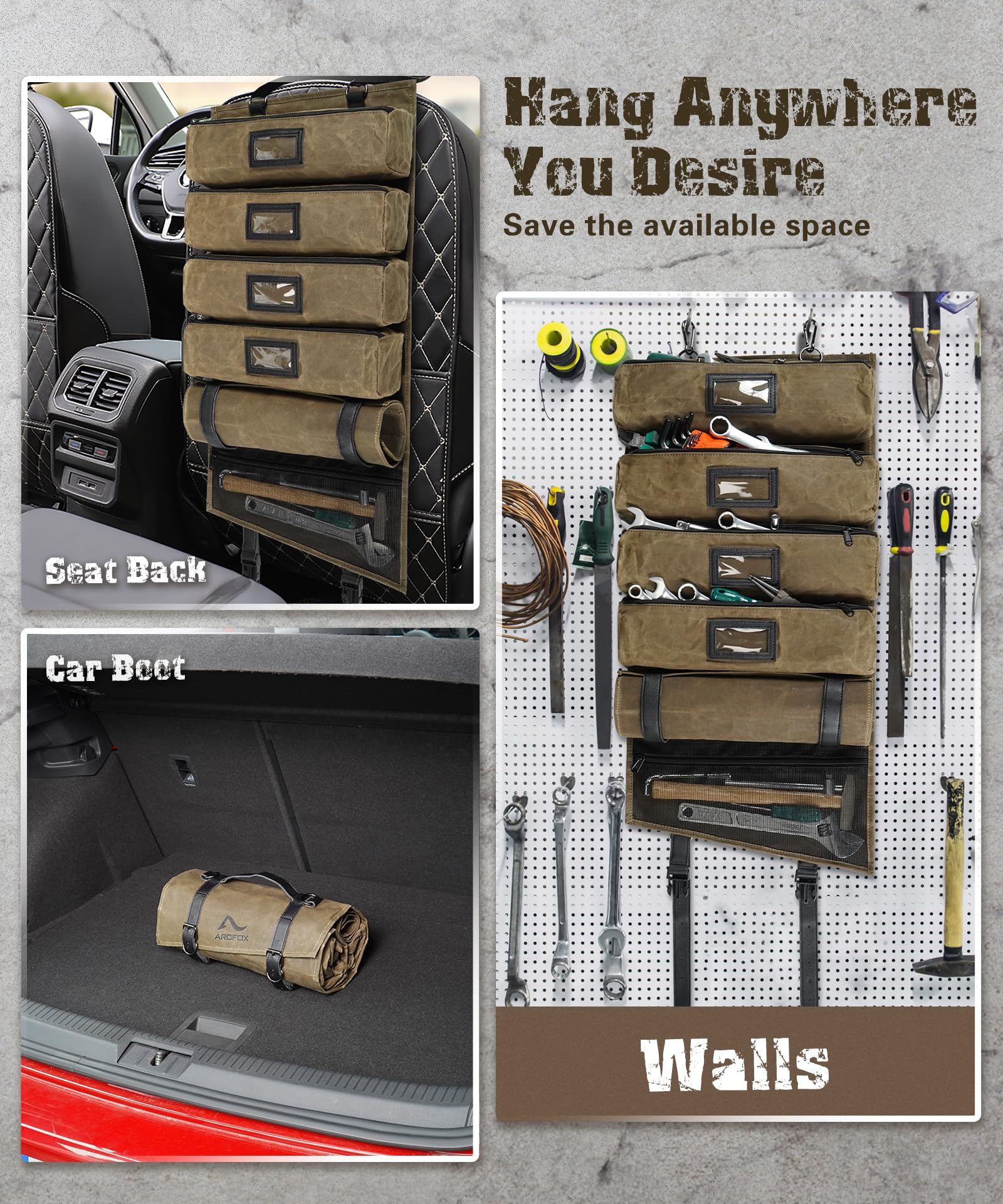 ARCFOX bag offers a 15L capacity for a well-rounded toolkit.