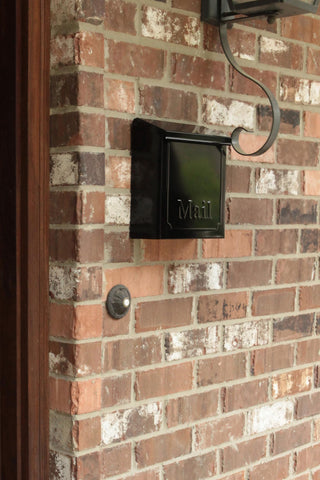 Architectural Mailboxes Townhouse USA-made craftsmanship supports reliable outdoor use.