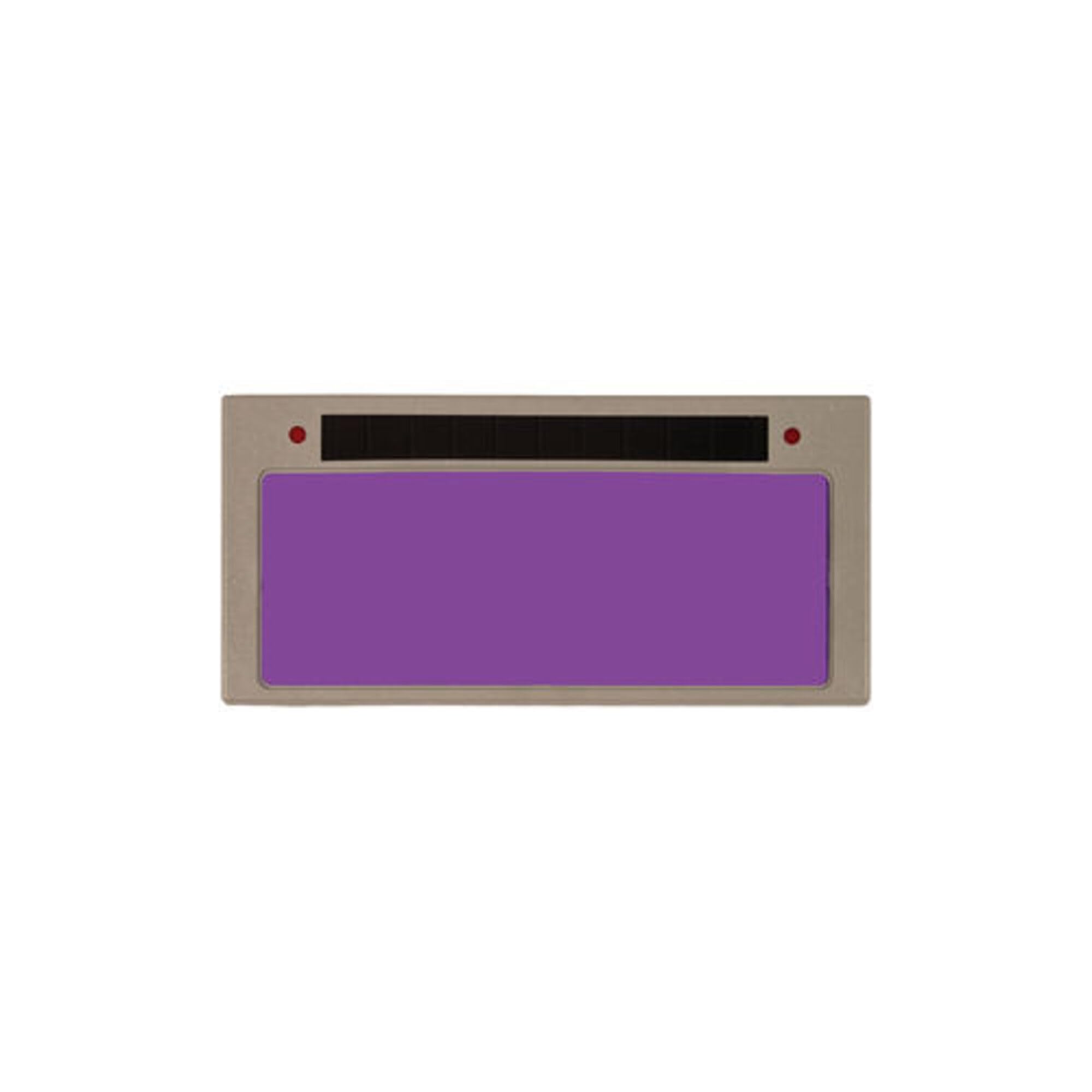 ARCONE T240-10 Tradesman auto-darkening filter in horizontal setup for safer welding.