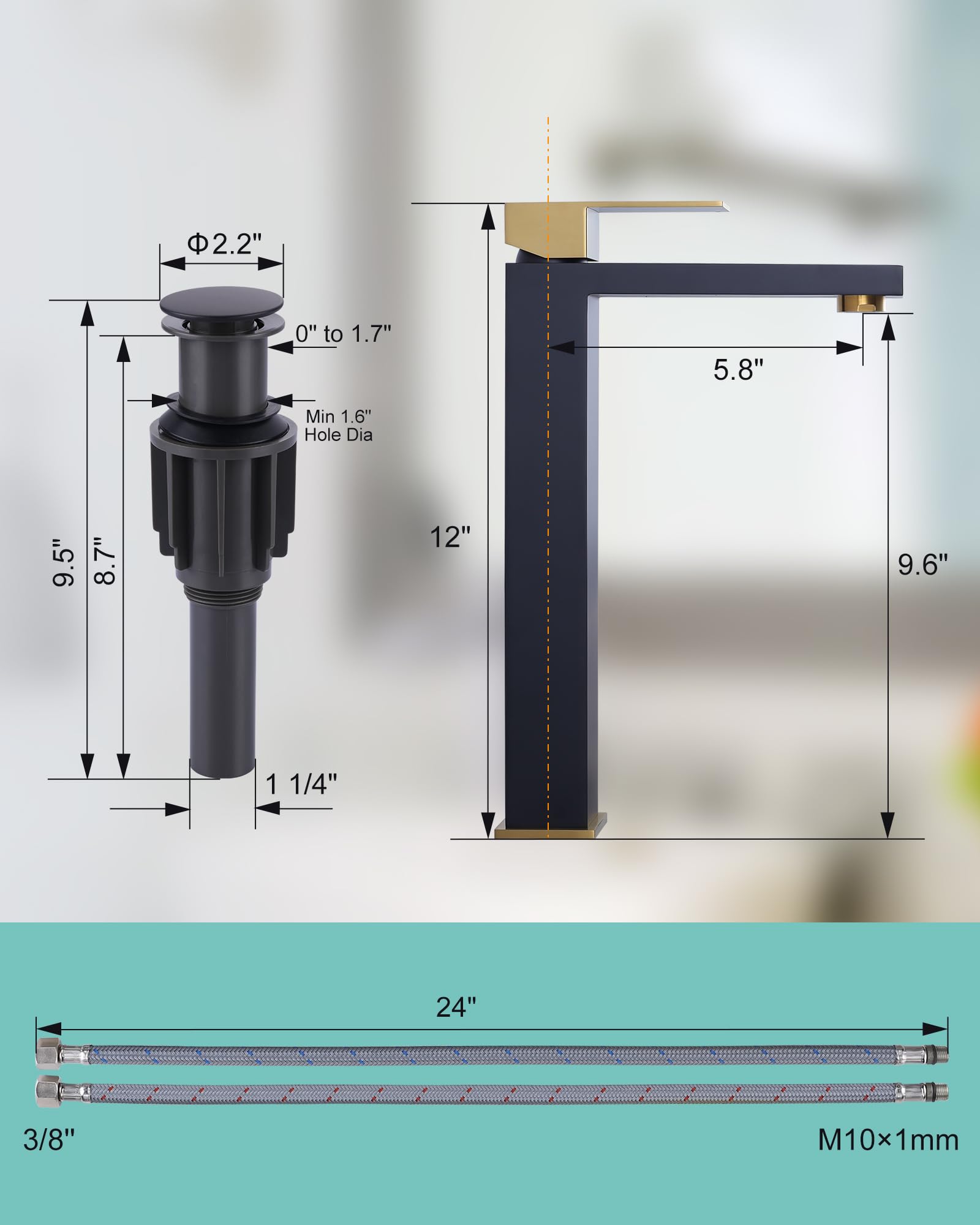 ARCORA high-flow aerator delivers a wide, soft stream with reduced splash.