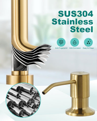 ARCORA RV-friendly kitchen faucet fits compact spaces without compromising performance