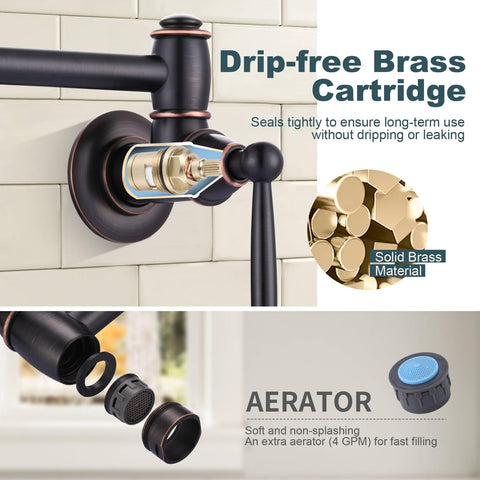 ARCORA 360-degree swing joints offer flexible reach across burners.