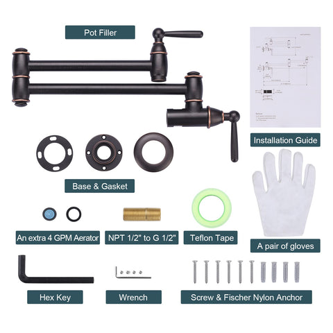 ARCORA extra aerator provides 4 GPM for fast filling.