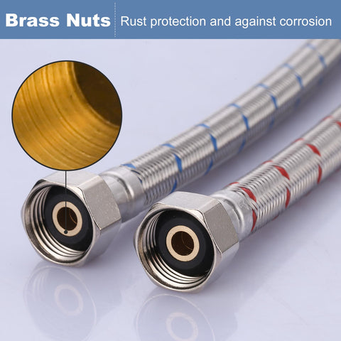 ARCORA solid brass lead-free connector ensuring durability and longevity.