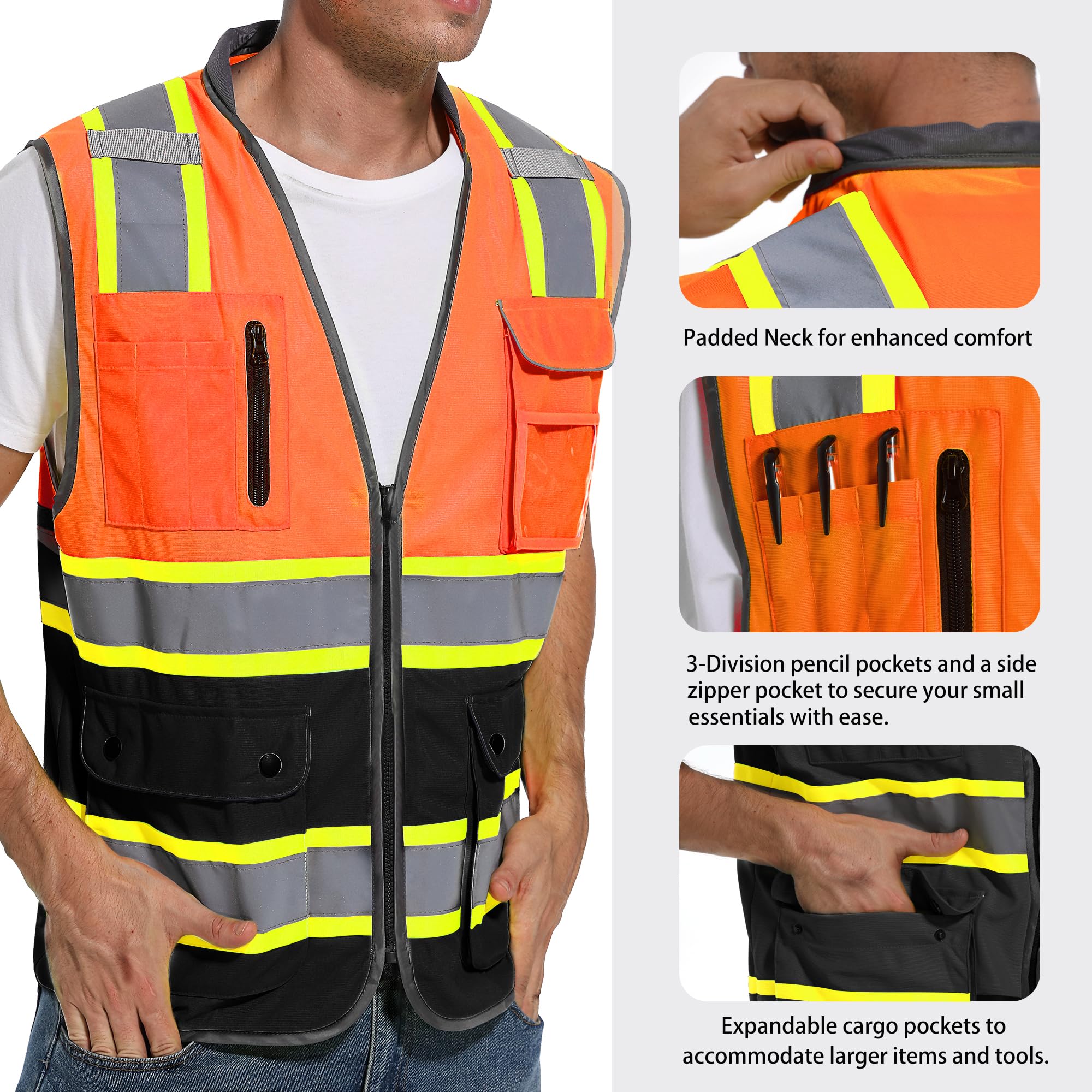 ArcRidge unisex-fit vest with stretch panels for all-day comfort