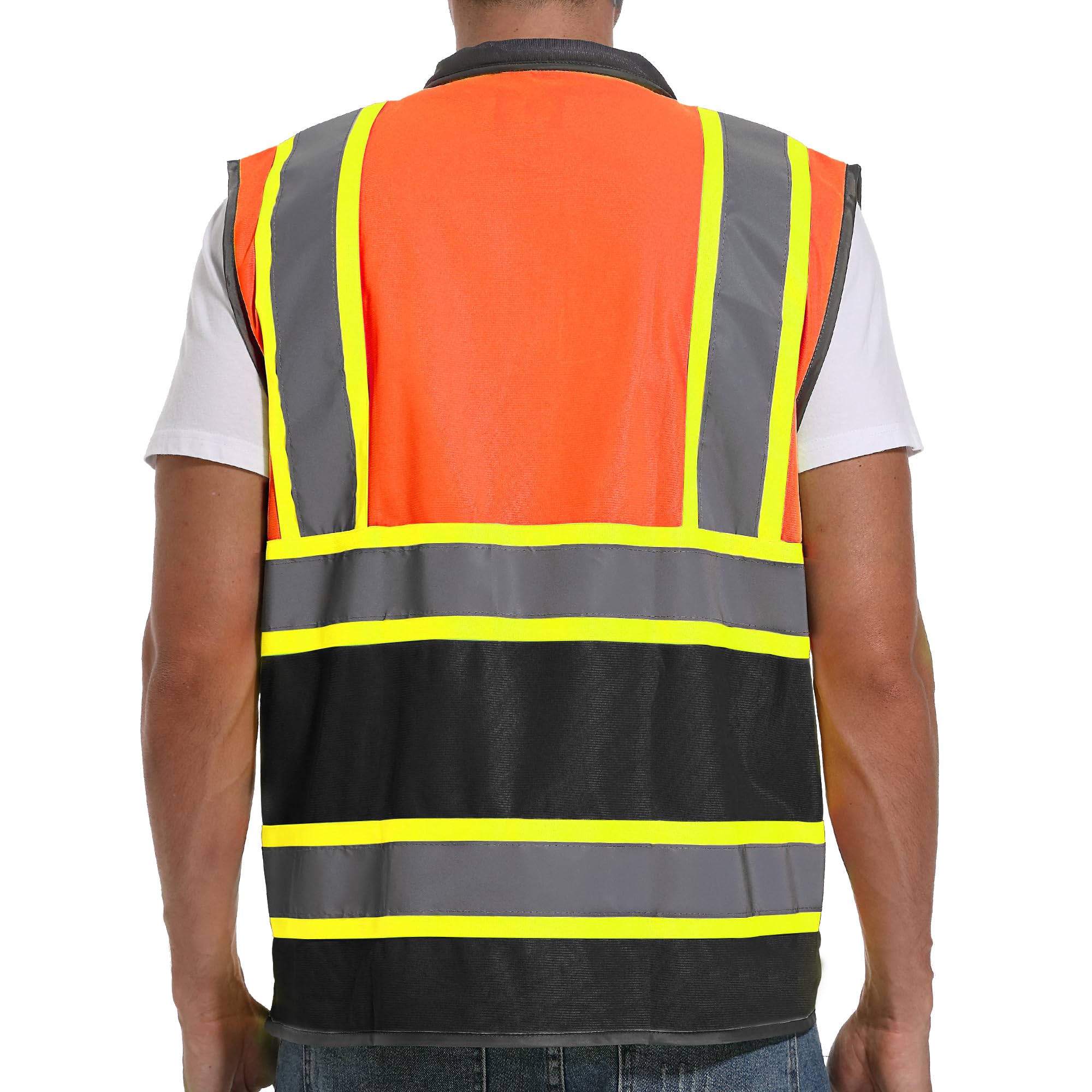 ArcRidge vest close-up shows secure zipper and pocket closures