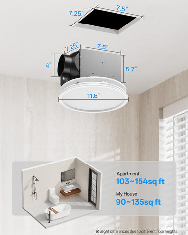 Arecovas 2700K night light provides soft, safe illumination