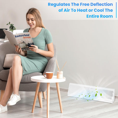 Aremae baseboard vent cover kit—suitable for multiple rooms and easy replacement.