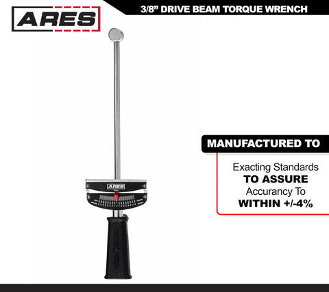 ARES 70214 torque wrench high visibility markings for easy readings