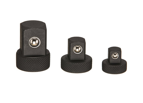 ARES low-profile adapter 1/4f-3/8m improves reach in tight spaces for impact work.