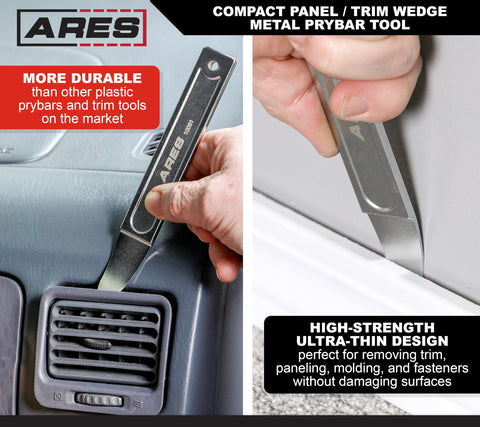 ARES 7 inch mini pry bar fits in pocket for on the go use