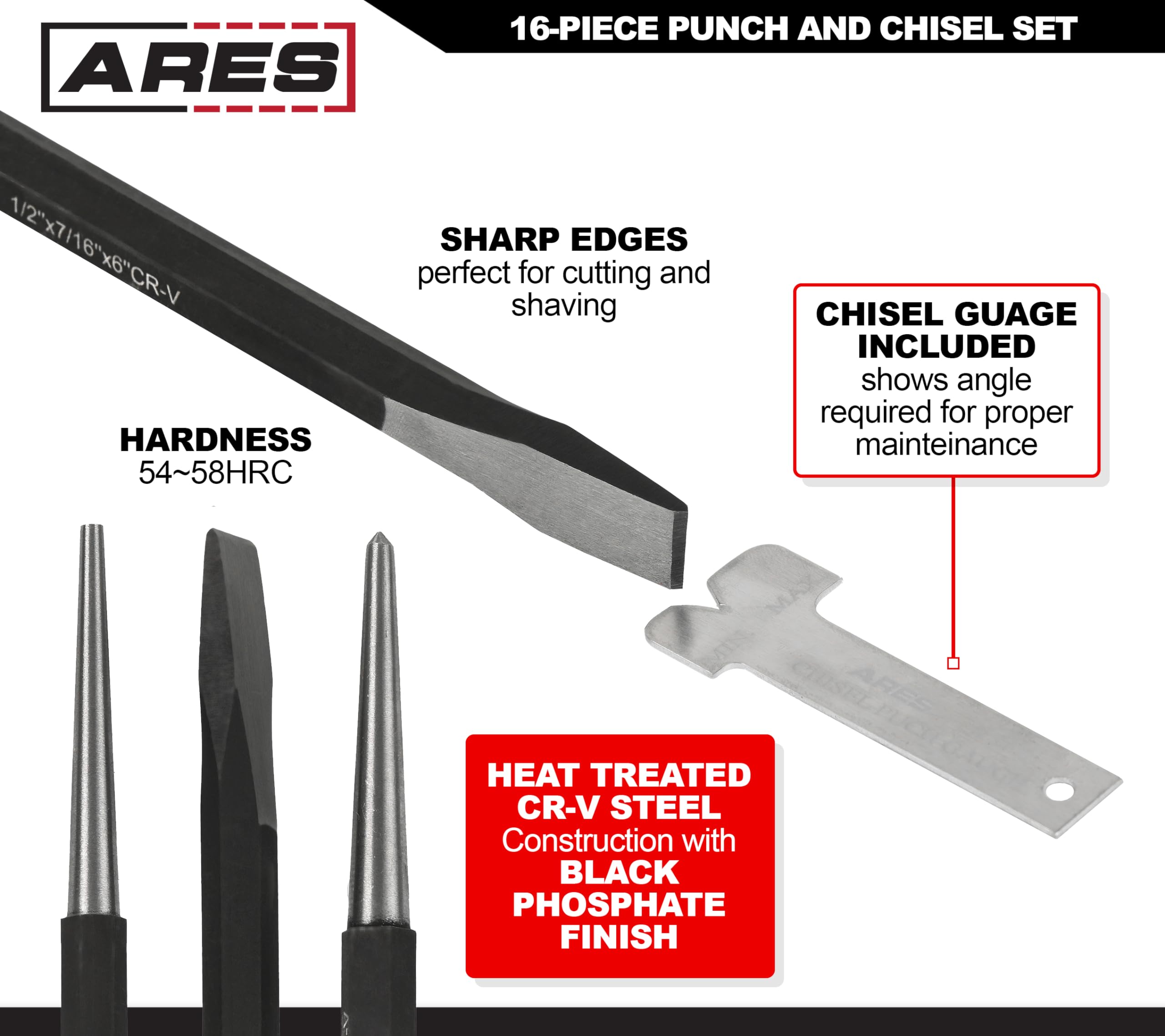 ARES pin punches driving pins accurately in assemblies