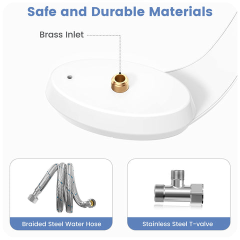 Aresmata adjustable water pressure lets you customize comfort.