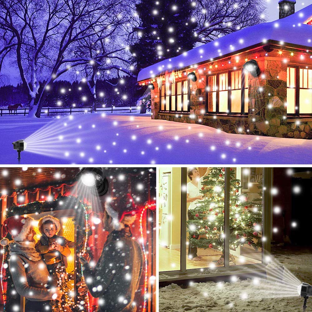 ARGIGU IP65 waterproof projector withstands snow, rain, and bright sunshine