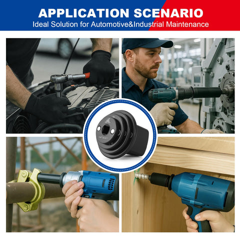 Aries Tools four-piece set provides versatile drive conversions for automotive work.