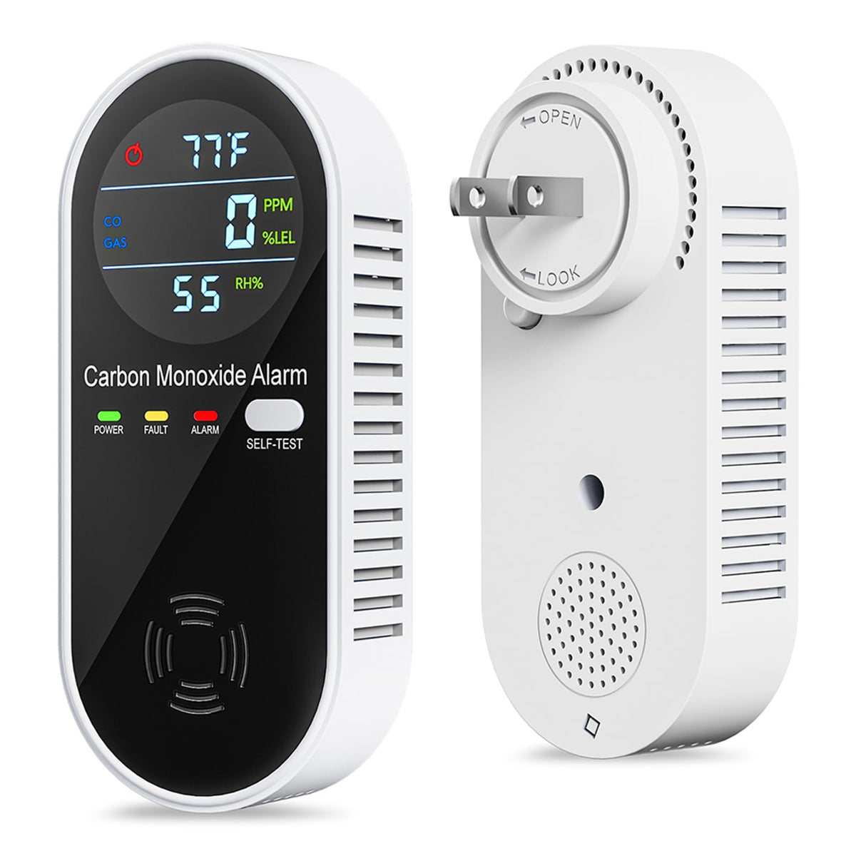 ARIKON 4-in-1 detector front view with a clear LCD for quick readings