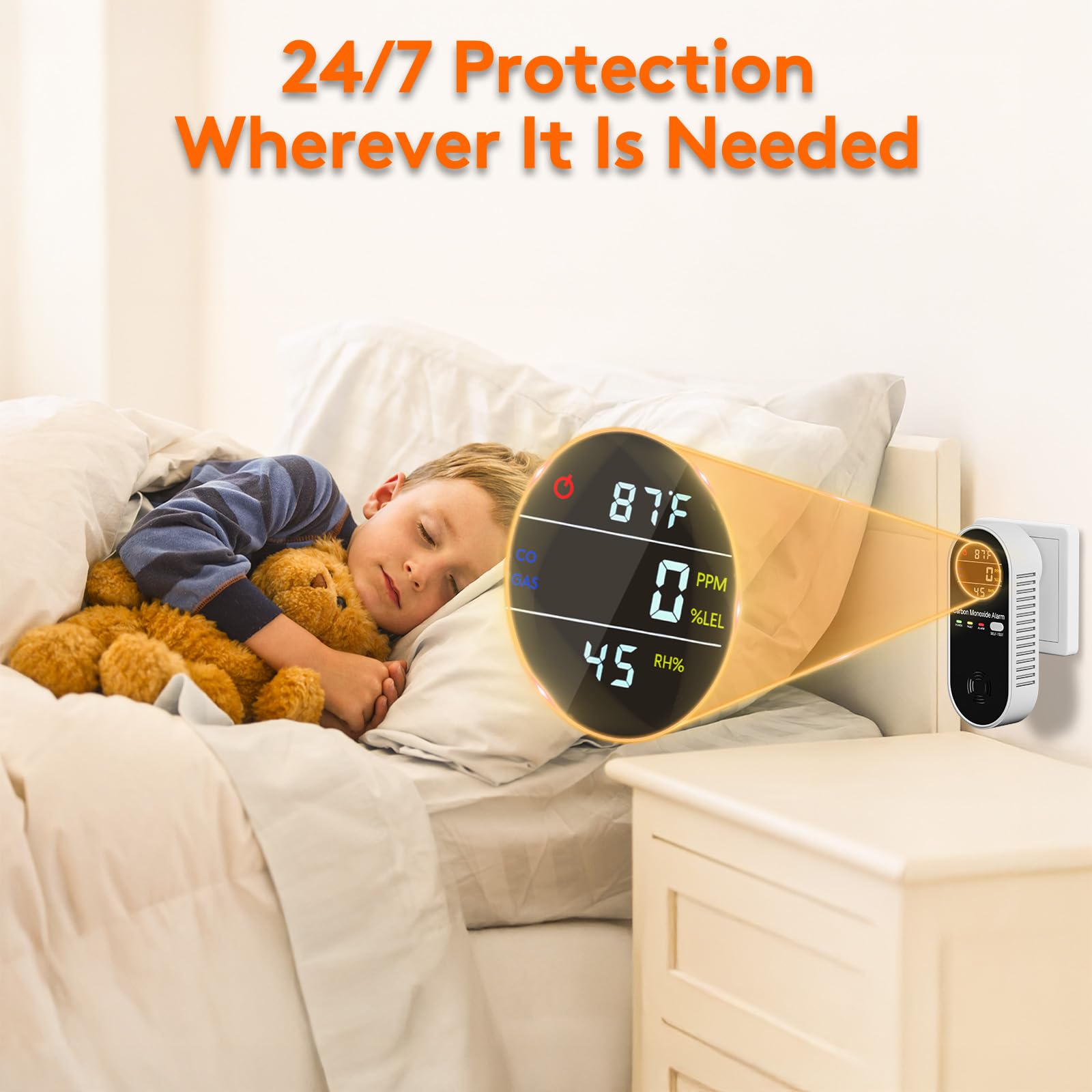 ARIKON temperature and humidity display helping monitor ambient conditions