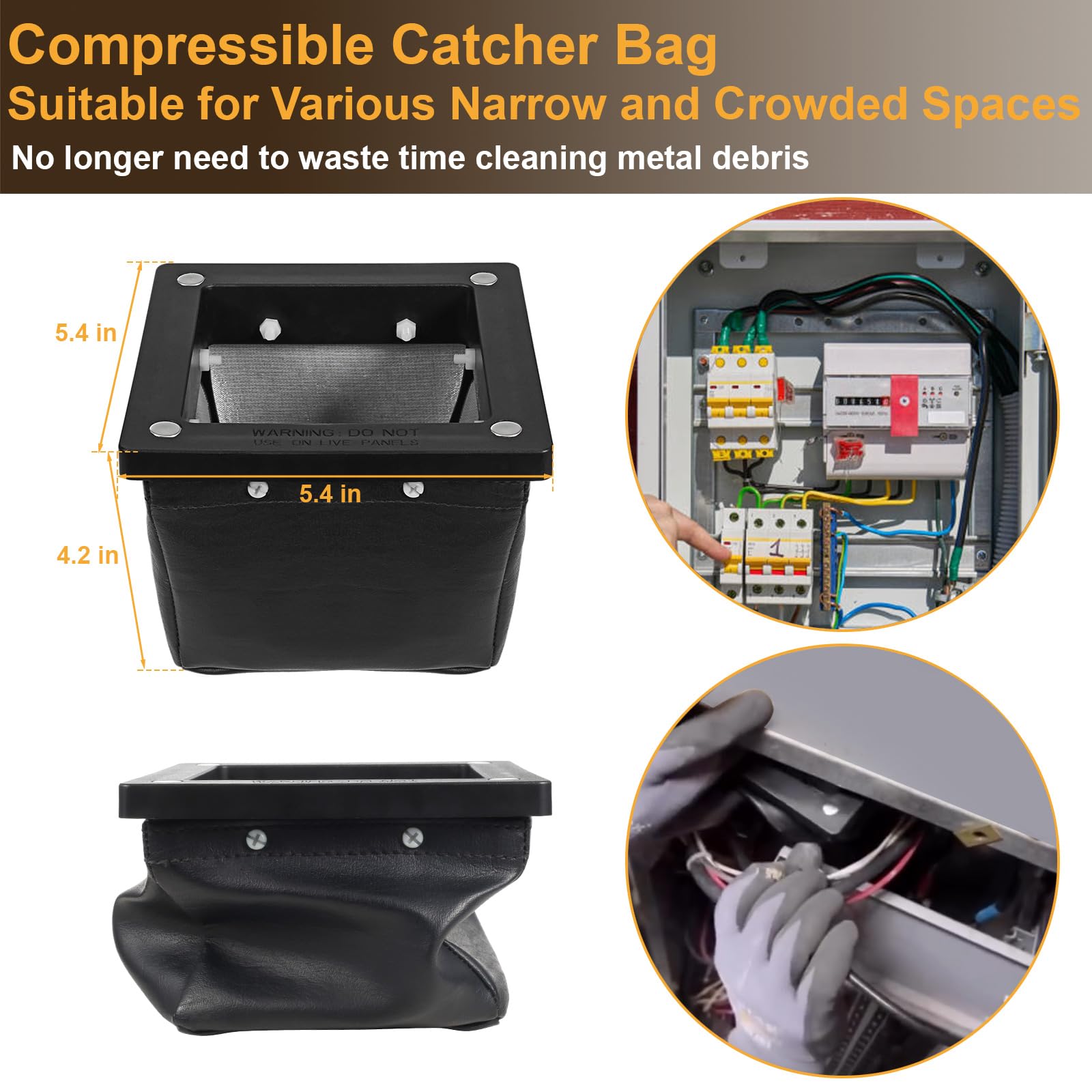 Arinakii bottom magnet captures debris for easy emptying