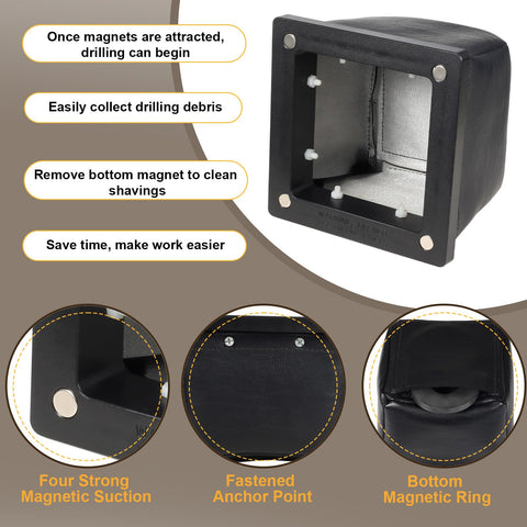 Arinakii catcher fits narrow spaces for safer drilling