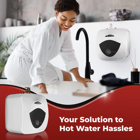 Plug-in design of Ariston Andris mini-tank simplifies quick setup
