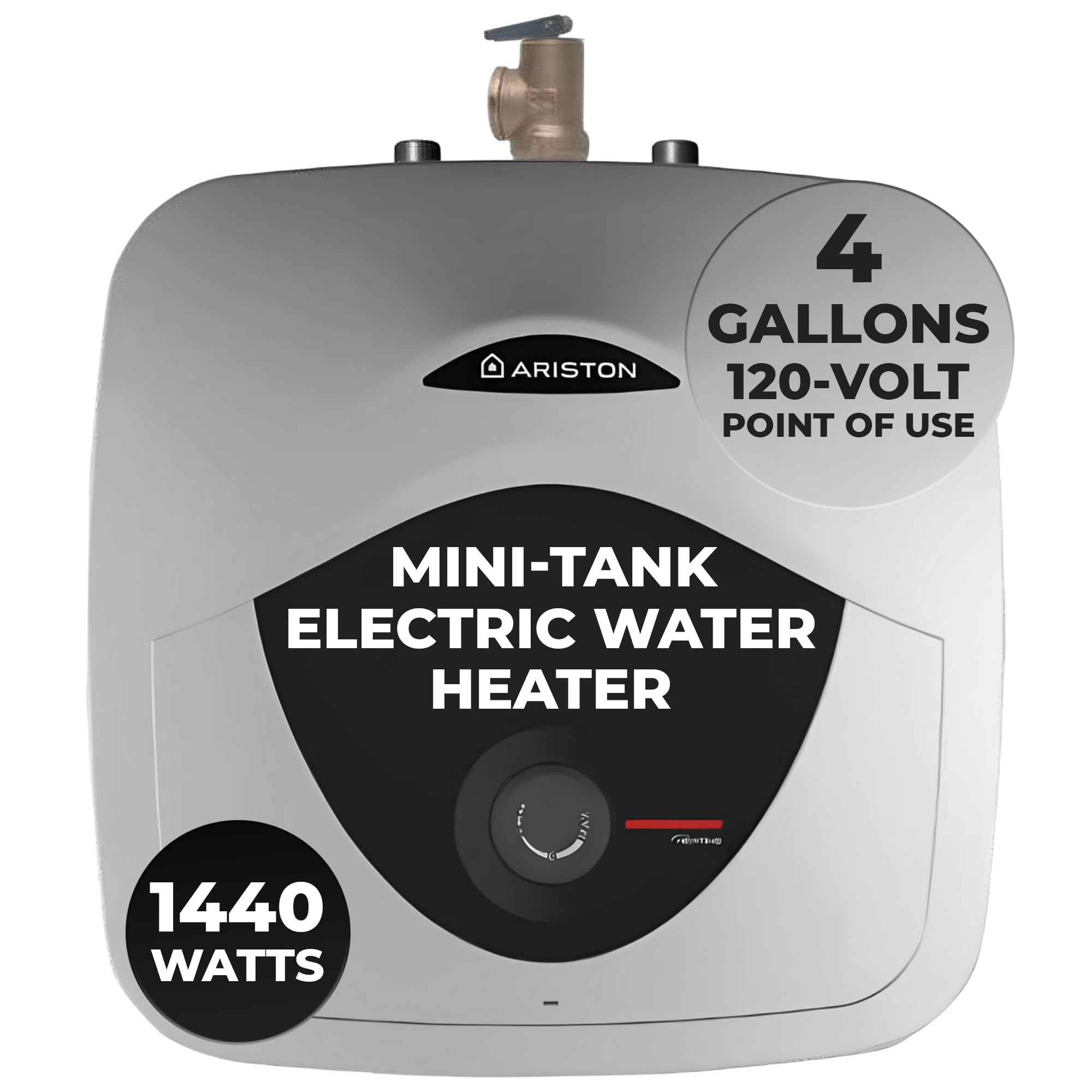 Ariston Andris mini-tank in RV setup delivering reliable hot water on the go