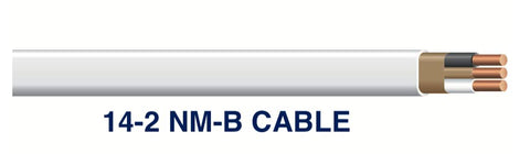 Arizona Electrical Solutions 2-conductor NM-B cable with ground for outlets and switches
