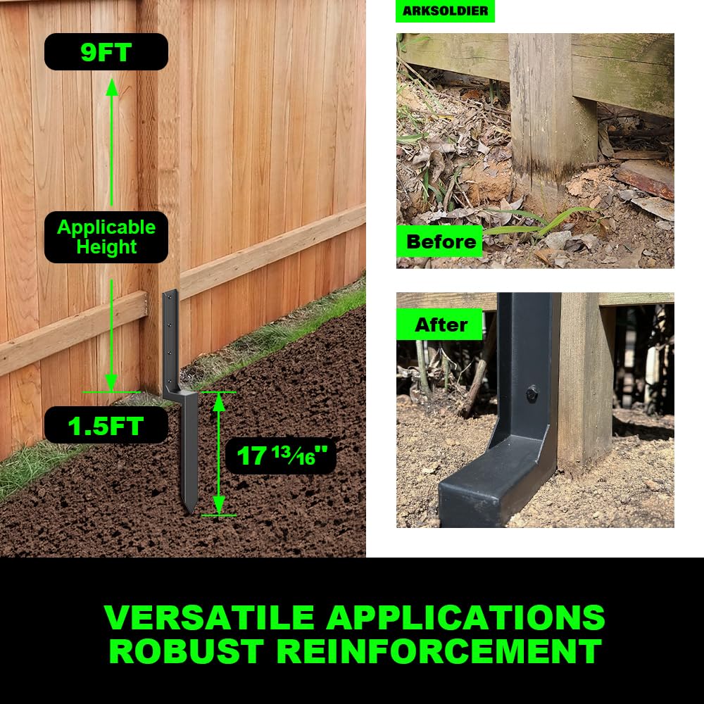 ARKSOLDIER extender-stake system provides reinforced foundations against strong winds