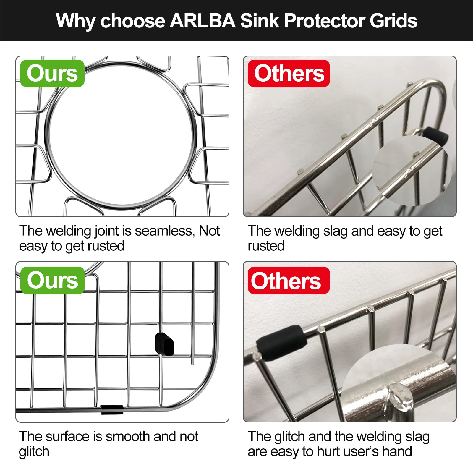ARLBA grid shown as a drying rack for dishes or produce