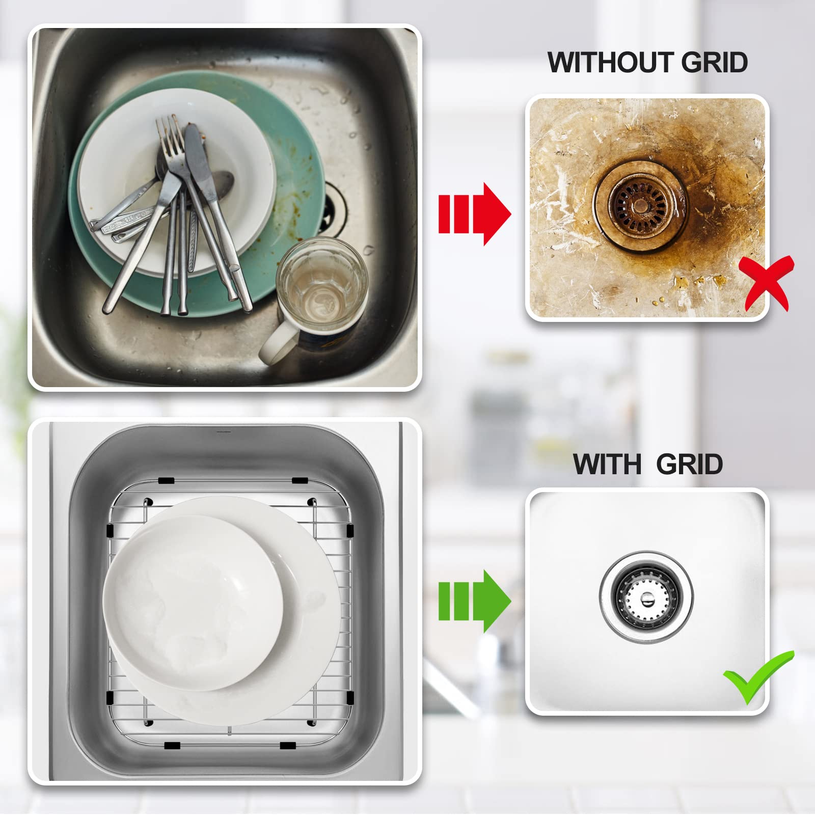 ARLBA packaging contents showing two grids and strainers