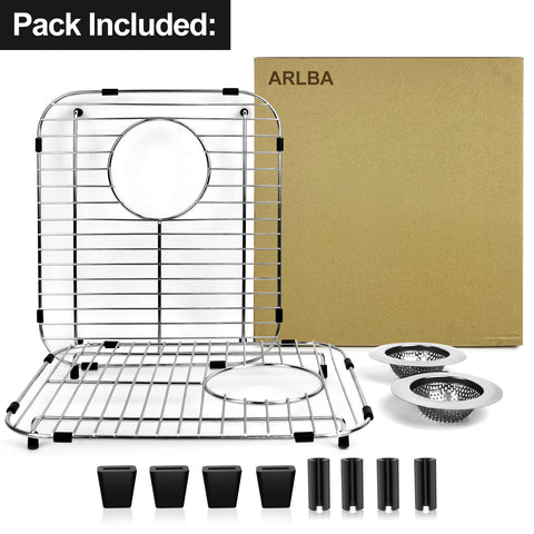 ARLBA grid rubber feet protect the sink and prevent slipping