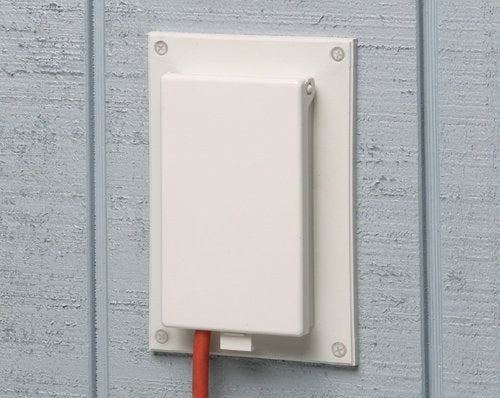 Arlington DBVR1W-1 flat surface retrofit in-box supports single-gang devices.
