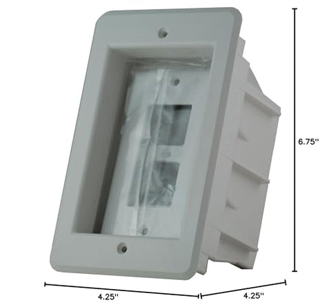 DVFR1W-1 fits retrofit and new construction projects for a tidy installation
