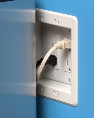 ARLINGTON DVFR2W-1 34 cu in in-box dimensions indicating ample space