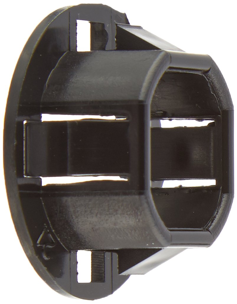 Arlington 4400-626405 snap-in bushing close-up for 1/2-in KO fittings; durable all-plastic build