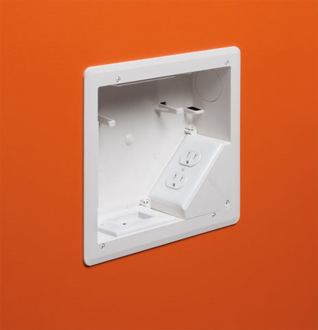 ARLINGTON TVBU810-1 flange assembly demonstrates versatile mounting options