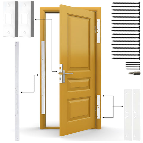 Armor Concepts Door Armor MAX jamb shield reinforces the door frame for stronger entry.