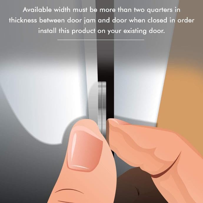 Armor Concepts Door Armor MAX mini shields protect hinges against kick-ins and forced entry.
